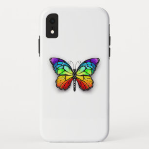 Monarch van regenboogvlinders iPhone XR hoesje