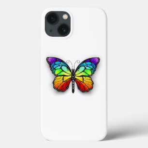 Monarch van regenboogvlinders iPhone 13 hoesje
