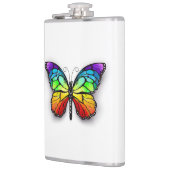 Monarch van regenboogvlinders heupfles (Links)