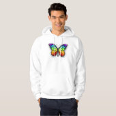 Monarch van regenboogvlinders hoodie (Voorkant volledig)