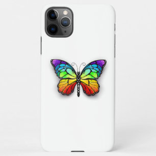 Monarch van regenboogvlinders iPhone 11Pro max hoesje