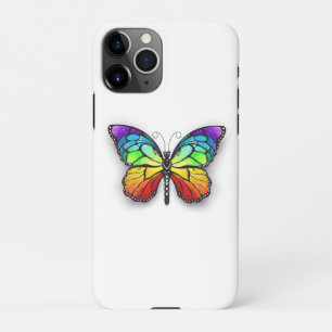 Monarch van regenboogvlinders iPhone 11Pro hoesje