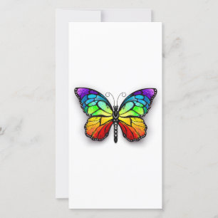 Monarch van regenboogvlinders kaart