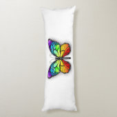 Monarch van regenboogvlinders lichaamskussen (Achterkant (Verticaal))