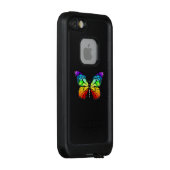 Monarch van regenboogvlinders LifeProof iPhone hoesje (Achterkant / rechts)