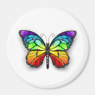 Monarch van regenboogvlinders magneet
