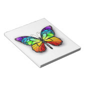 Monarch van regenboogvlinders notitieblok (Schuin)