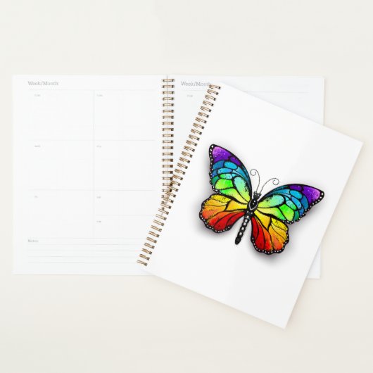 Monarch van regenboogvlinders planner (Display)