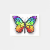 Monarch van regenboogvlinders post-it® notes (Voorkant)