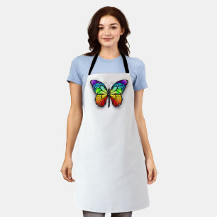 Monarch van regenboogvlinders schort
