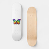 Monarch van regenboogvlinders skateboard (Voorkant)