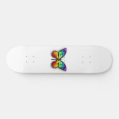 Monarch van regenboogvlinders skateboard (Horizontaal)