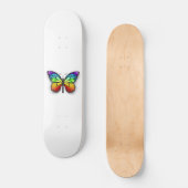 Monarch van regenboogvlinders skateboard (Voorkant)