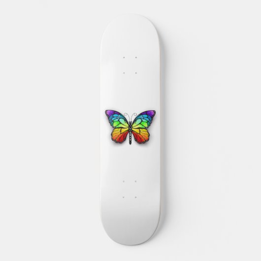 Monarch van regenboogvlinders skateboard (Voorkant)