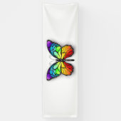 Monarch van regenboogvlinders spandoek (Verticaal)
