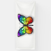 Monarch van regenboogvlinders spandoek (Verticaal)