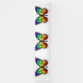 Monarch van regenboogvlinders spandoek (Verticaal)