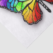 Monarch van regenboogvlinders tissuepapier (Detail)