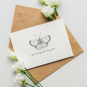 Monarch Vintage Waterverf Vlinder Briefkaart