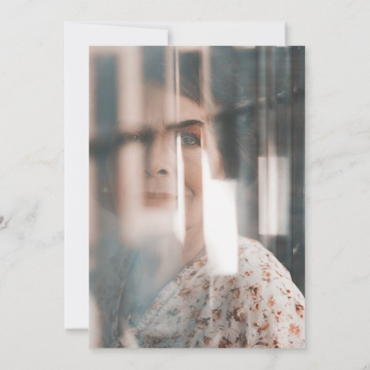 Monarch Vlinder Begrafenis Viering van het Leven Kaart (Achterkant)