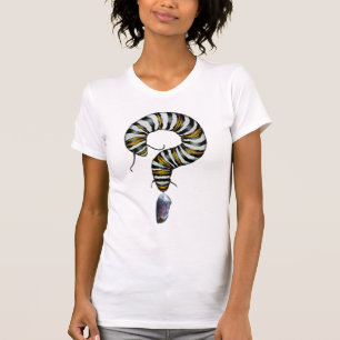 monarch vlinder chrysalis t-shirt