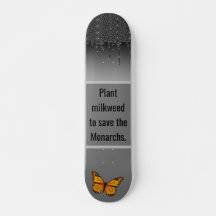 Monarch vlinder skateboard
