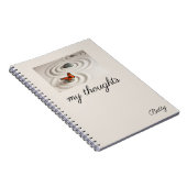 Monarch Vlinder Zen Tuin Notitieboek 6,5 x 8,75 (Rechterzijde)