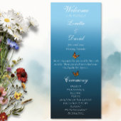 Monarch vlinders blauw ombre programma