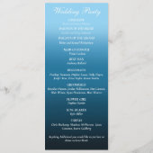 Monarch vlinders blauw ombre programma (Achterkant)