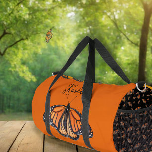 Monarch vlinders gepersonaliseerd plunjezak