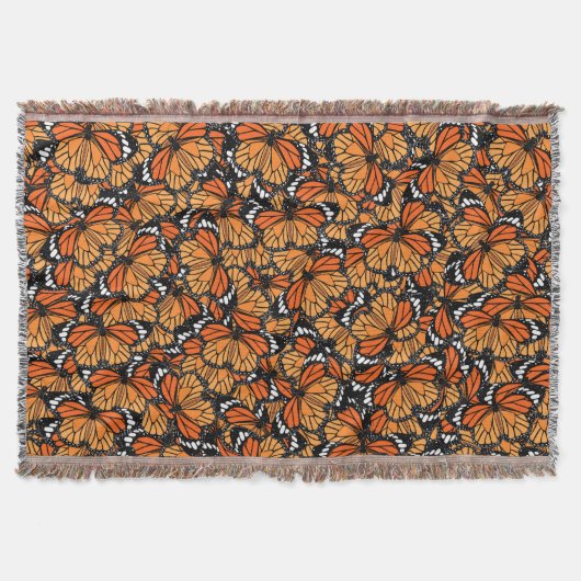 Monarch vlinders gooien deken (Voorkant)