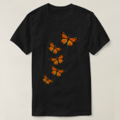 Monarch vlinders Inspirerend Natuur liefhebbers T-shirt (Design voorkant)