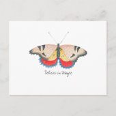 Monarch Waterverf vlinder Briefkaart (Voorkant)