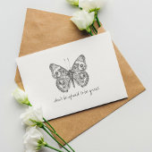 Monarch  Waterverf vlinder Briefkaart