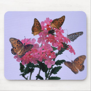 Monarchen en roze penta muismat