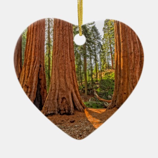 Monarchen van het bos keramisch ornament (Voorkant)