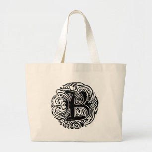 Monarchia Black "B" Grote Tote Bag