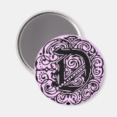 Monarchia Black "D" Magneet (Voorkant / Achterkant)