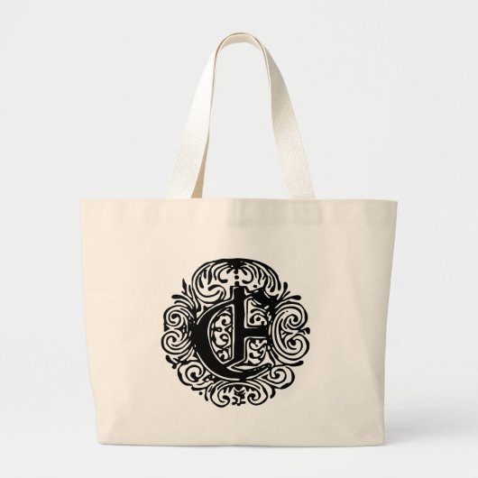 Monarchia "E" Grote Tote Bag (Voorkant)