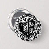 Monarchia "E" Ronde Button 5,7 Cm (Voorkant /achterkant)