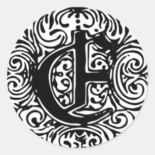 Monarchia "E" Ronde Sticker