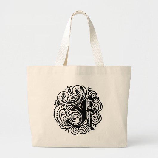 Monarchia "F" Grote Tote Bag (Voorkant)