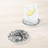 Monarchia "F" Zandsteen Onderzetter (Zijkant)