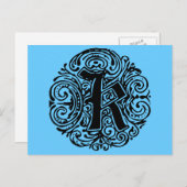 Monarchia "K" Briefkaart (Voorkant / Achterkant)