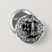 Monarchia "L" Ronde Button 5,7 Cm (Voorkant /achterkant)