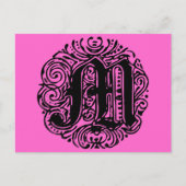 Monarchia "M" Fancy lettertype Briefkaart (Voorkant)