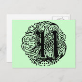 Monarchia "N" Briefkaart (Voorkant / Achterkant)