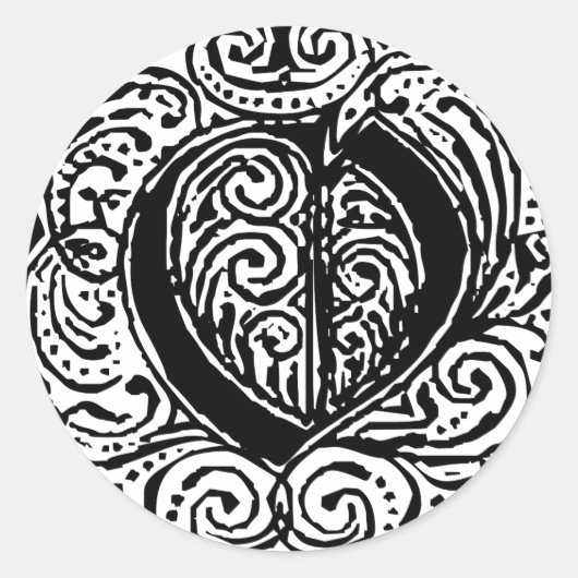 Monarchia "O" Ronde Sticker (Voorkant)