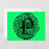 Monarchia "P" Briefkaart (Voorkant / Achterkant)