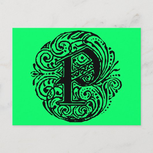 Monarchia "P" Briefkaart (Voorkant)